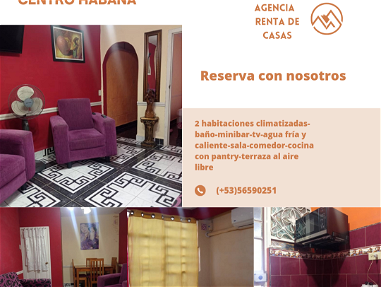 ➡️Reserva apartamento de 2 habitaciones en Centro Habana,cerca de Carlos Tercero - Img main-image-44362297
