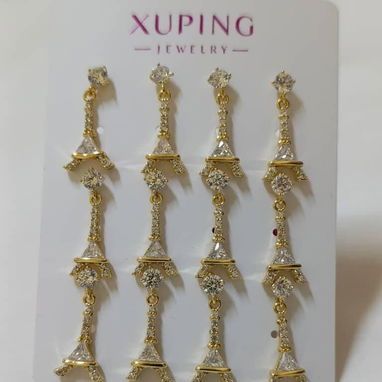 Aretes de oro laminado 14kt - 4/5