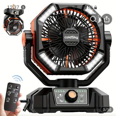 Ventilador recargable Coldsky - Img 118856786