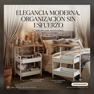 馃毃 Organizador multifuncional de metal y madera - Img 123853710