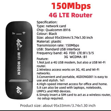 Router inalámbrico WiFi para crear red local (alimentación USB) - 4/4