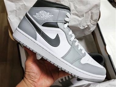 Nike Jordan 1 Mid Light Smok e Grey  52465450 - Img 61346403
