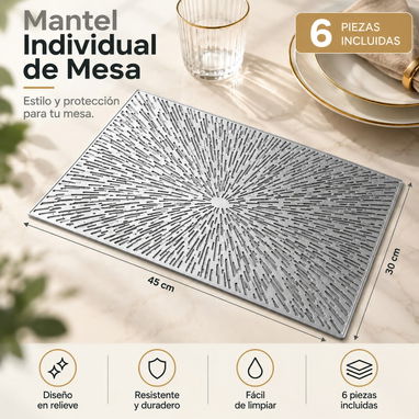 Doyle Metalizado Decorativo – 45 × 30 cm (cv) - 2/2