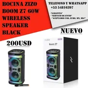 Bocina ZIZO Boom Z7 60W Wireless Speaker Black "Nuevo Sellado" (200 USD) - Img 57892627