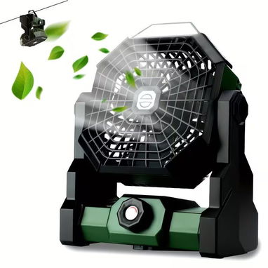 ✨🏠✨Ventilador Portátil Recargable con Luz LED✨🏠✨ - Img 126095846