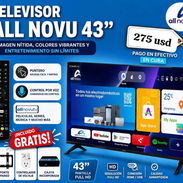 🐦🔥Televisor ALL NOVU 43 pulgadas SMART TV en 275 usd, con cajita incorporada - Img 55776931