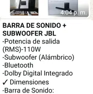 *BARRA DE SONIDO + SUBWOOFER JBL - Img 50447295