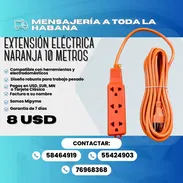 🔌🟠 EXTENSIÓN ELÉCTRICA NARANJA S.P.C. DE 8 METROS 🟠🔌 💰 PRECIO: 8 USD - Img 58235164