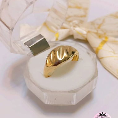 Anillos sencillos de oro 10k originales calidad garantizada - 6/10