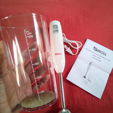 Batidora de mano con vaso de 550 ml - Img 126176024