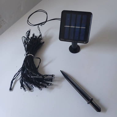 🍬Luces de navidad con paneles solares  de luz blanca/12 usd🍬 - 2/2