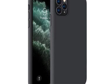Phone Case Black IPhone 11 Pro + Mica con kit para ponerla - Img 62977809