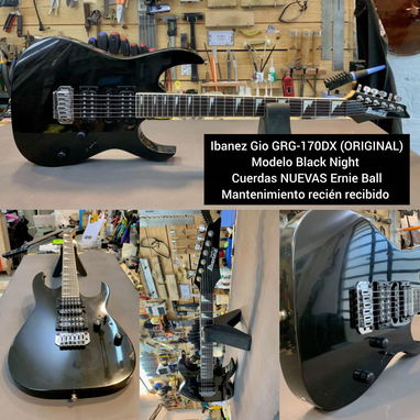 Ganga!! Guitarra Eléctrica Ibanez Gio (100% ORIGINAL) GRG-170DX Modelo Black Night - 5/5