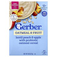 Cereal de avena y frutas con probióticos, Más de 12 meses,227 gramos - Img 56811427