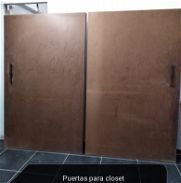 Puertas para closet de madera y cartón tabla. - Img 45789516