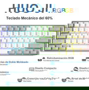 Teclado Mecánico 60% Gamer Huo Ji Cq087 Hot Swap Rgb - Img 49502654