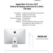iMac 21.5 Retina 4k 1T HDD - Img 45276625