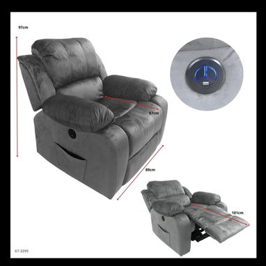 SILLÓN ELÉCTRICO RECLINABLE – Maxi confort, 440 USD – Mensajería gratis - Img 117964508