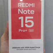 Redmi Note 15 Pro+ (8GB RAM -256 GB) sellado caja nailon dual sim version global no compres mas chinos. note 14 pro plus - Img 54194179