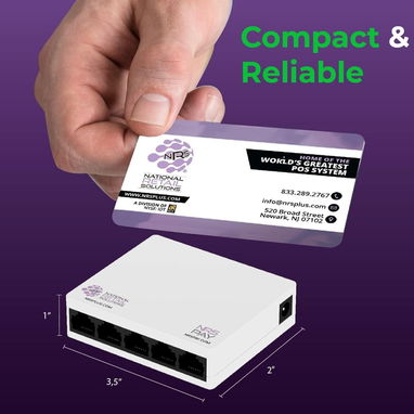 NRS Conmutador Ethernet con cable de 5 puertos - Img 114007750