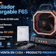 Ventilador Recargable F6S - Img 56667522