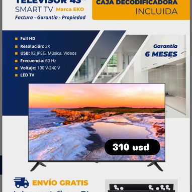 Smart TV de 32” 43” 50” y 55” nuevos con domicilio incluido - 2/4