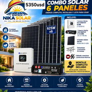 Kit fotovoltaico completo, inversor eco-worthy 6kw- batería LiFePO4 5.12kwh- 6 paneles, paratuhogar2 💯 - Img 58226319