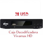 Caja decodificadora HD, mando universal para TV y paquete de pilas - Img 54956126