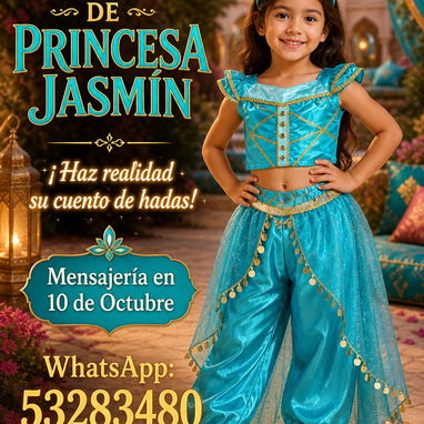 Disfra de niña de Jasmin - 2/2