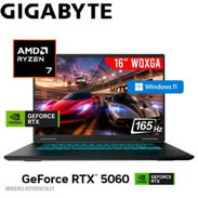 ➡️GIGABYTE GAMING A16/RYZEN 7/RTX 5060 8GB/16Gb RAM/1Tb Precio $1300 USD  Se incluye de regalo bolso para laptop  Gigaby - Img 56265732