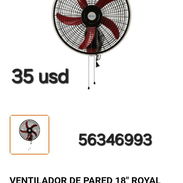 VENTILADOR DE PARED 18" ROYAL - Img 54770346