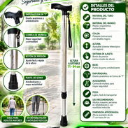 BASTÓN DE APOYO CON ALTURA AJUSTABLE, FACTURA A SU NOMBRE. VARIEDAD DE ARTÍCULOS PARA EL HOGAR Y LA SALUD, FERRETERÍA - Img 57887769