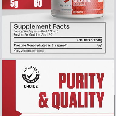 CREATINA CREAPURE® ORIGINAL – DYMATIZE Y MUSCLETECH - Img 125146008