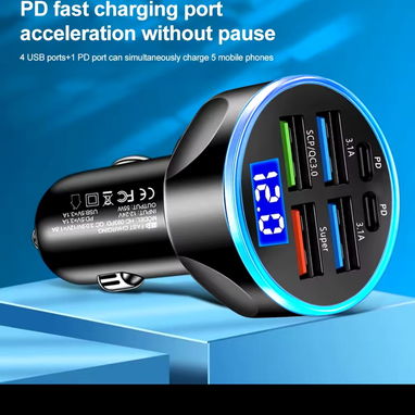 Cargadores USB 12V q van en la cigarrera de su carro o se adaptan en moto ideales para estos tiempos de apagones varios - Img 85945264