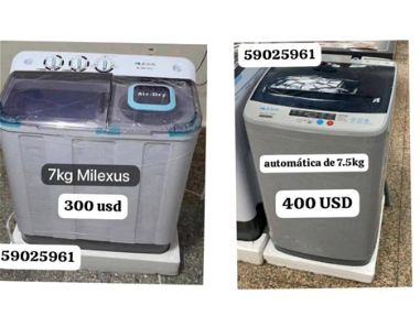 Lavadora automática de7.5kg y semiautomática de 7kg - Img main-image