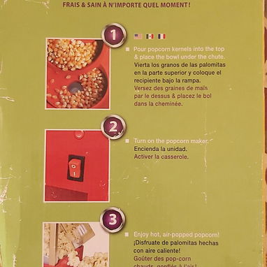 Se vende máquina de hacer rocitas de maiz. No lleva aceite. - 3/4