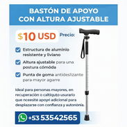 Bastón De Apoyo Con Altura Ajustable - Img 55996367