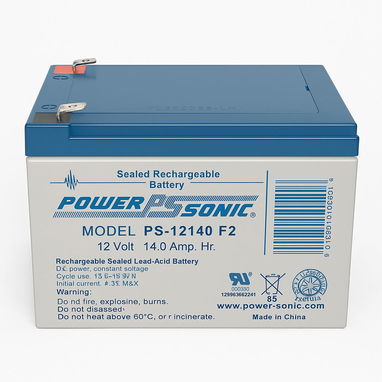 Powersonic PS-12140 - Batería de plomo ácido sellada de 12 voltios/14 amperios hora con conector rápido de 0.250 - Img 116270599