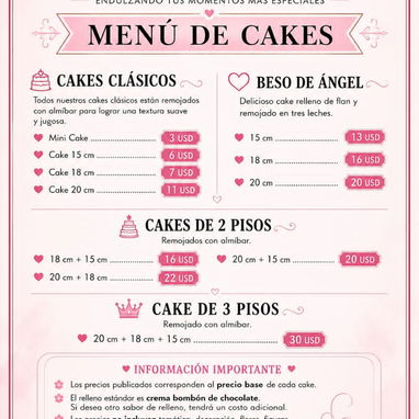 Cakes y flanes - 9/10
