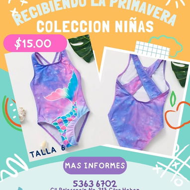 Trusa, traje de baño de niña - Img 124440239