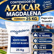CONTENEDOR DE AZÚCAR 25 KG 🍚 31 USD por saco - Img 57931279