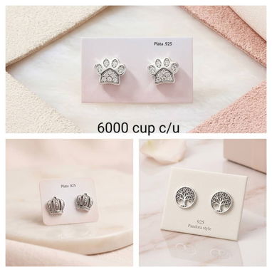 Aretes en Plata Ley 925 ✨ - 9/10