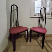 Vendo 6 sillas para comedor de hierro y tapicería original. De uso en buen estado. Llamar al +53 5 2637829 - Img 45970309