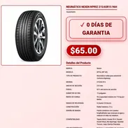 Llanta Nexen NPriz 215/65R15 96H Rodado Estable Y Confortable VPT-0161 - Img 57971177