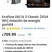 EcoFlow DELTA 3 Classic (1024 Wh) Estación de energía portátil - Img 56911188