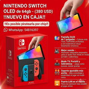 NINTENDO SWITCH OLED  de 64gb- (380 USD) !!NUEVO EN CAJA!! !!Es posible piratearla por chip!! WhatsApp: 54816397 - Img 56478123