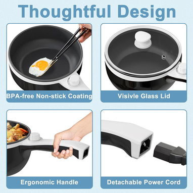 🍳Sartén antiadherente 1.5L - DEZIN - Ideal para usar con estaciones de energía⚡ - 4/6