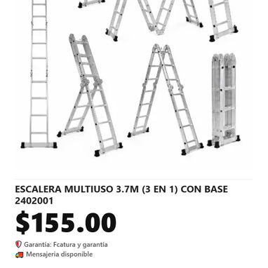 ESCALERAS PROFESIONALES Y DOMÉSTICAS Nuevas en Caja y Con Garantía - Img 123012776