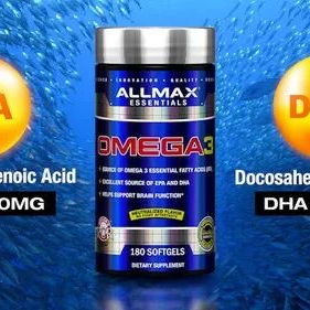 OMEGA 3 ALLMAX 180 CAPSULES - Img 123162754