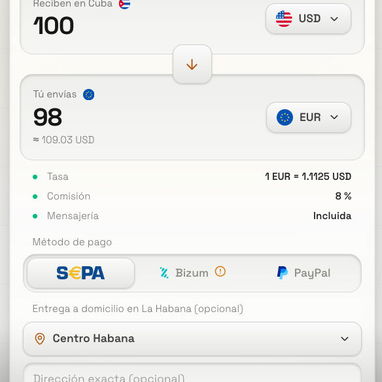 🇨🇺 REMESAS A CUBA | PAGA CON ZELLE, BIZUM, SPEI O CRIPTO (USDT / USDC / BTC) 💸 https://fiat.tropycash.com/ - 4/4